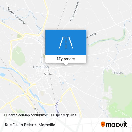 Rue De La Belette plan