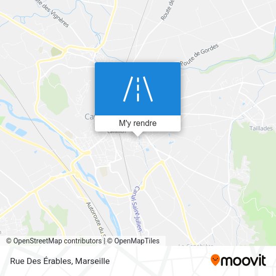 Rue Des Érables plan