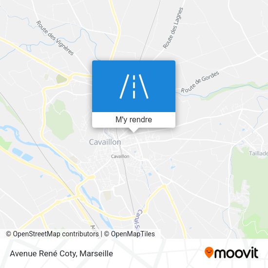 Avenue René Coty plan