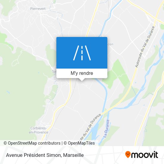 Avenue Président Simon plan