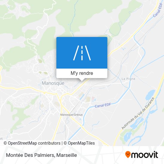 Montée Des Palmiers plan