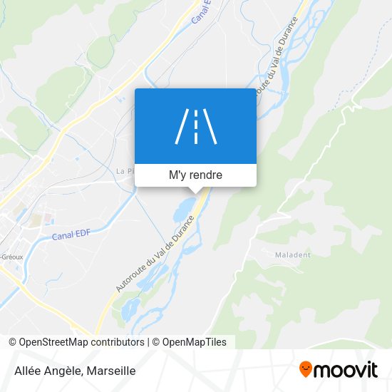 Allée Angèle plan