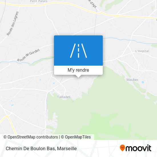 Chemin De Boulon Bas plan