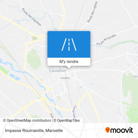 Impasse Roumanille plan