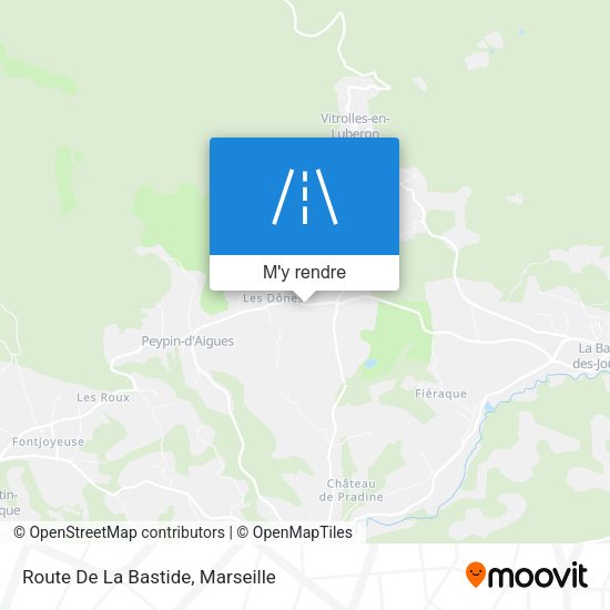 Route De La Bastide plan