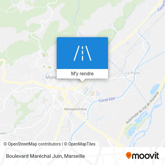 Boulevard Maréchal Juin plan