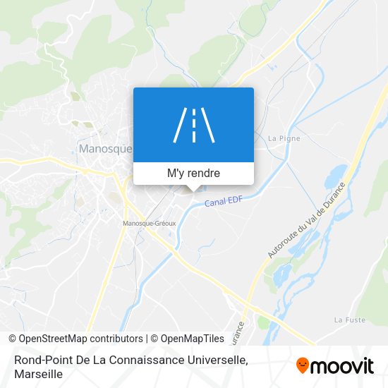 Rond-Point De La Connaissance Universelle plan