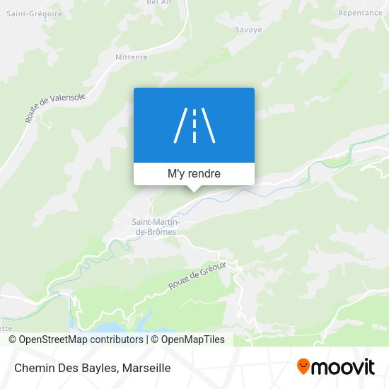 Chemin Des Bayles plan
