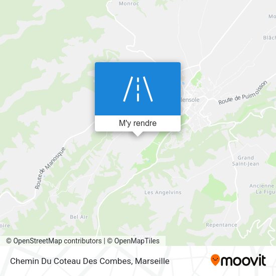 Chemin Du Coteau Des Combes plan