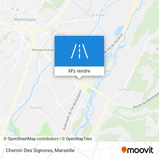 Chemin Des Signores plan