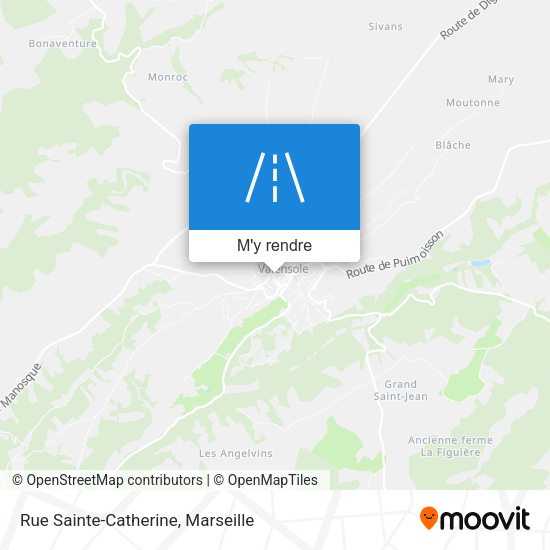 Rue Sainte-Catherine plan