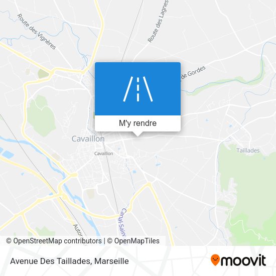 Avenue Des Taillades plan
