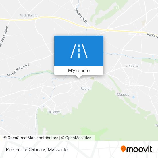 Rue Emile Cabrera plan