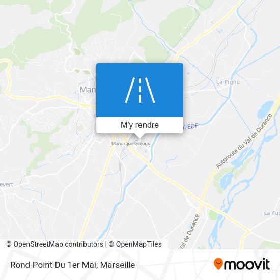 Rond-Point Du 1er Mai plan