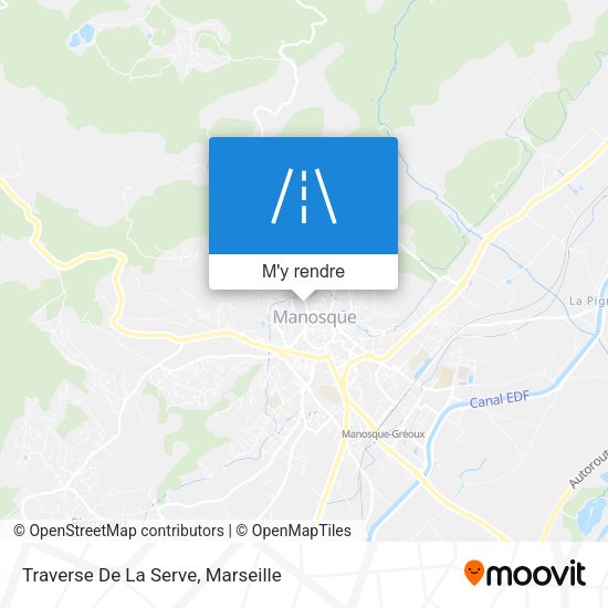 Traverse De La Serve plan
