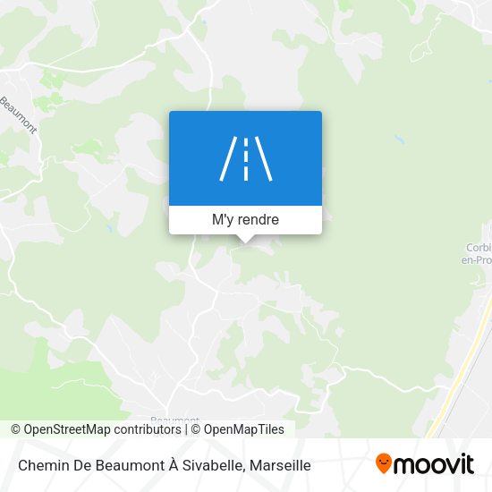 Chemin De Beaumont À Sivabelle plan