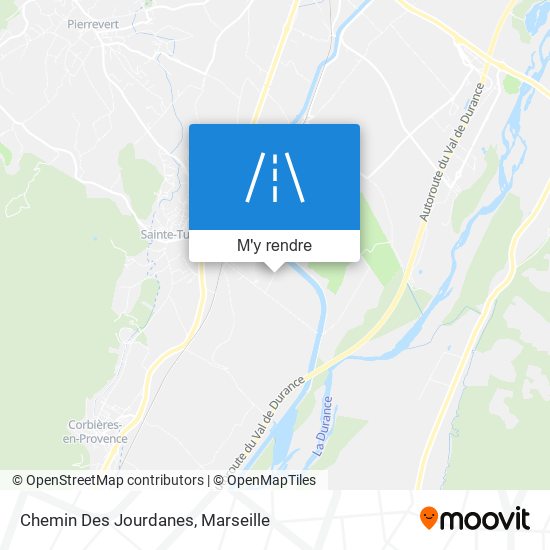 Chemin Des Jourdanes plan