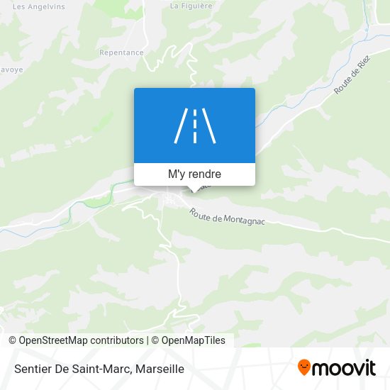 Sentier De Saint-Marc plan