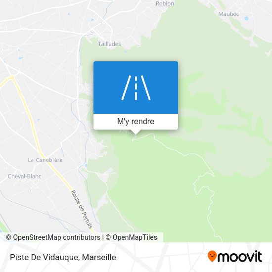 Piste De Vidauque plan