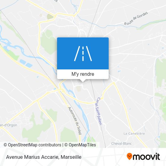 Avenue Marius Accarie plan