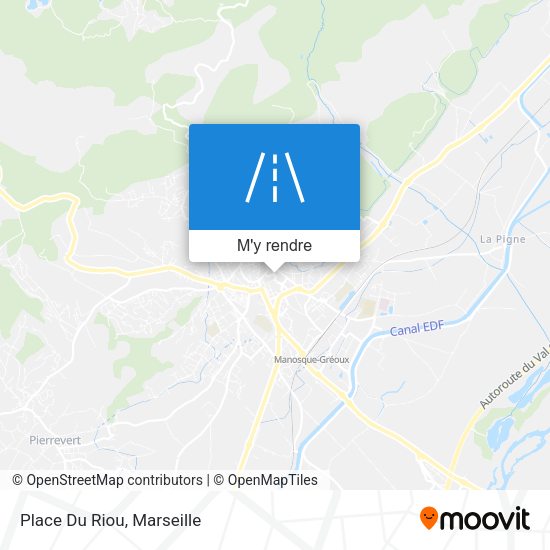 Place Du Riou plan