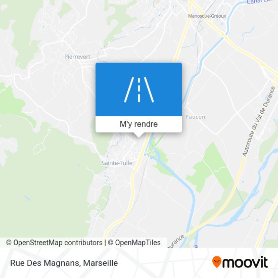 Rue Des Magnans plan
