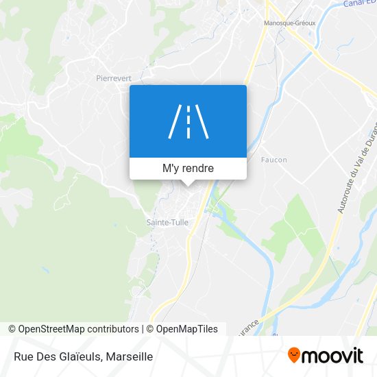 Rue Des Glaïeuls plan