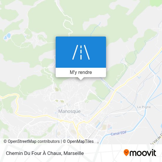 Chemin Du Four À Chaux plan