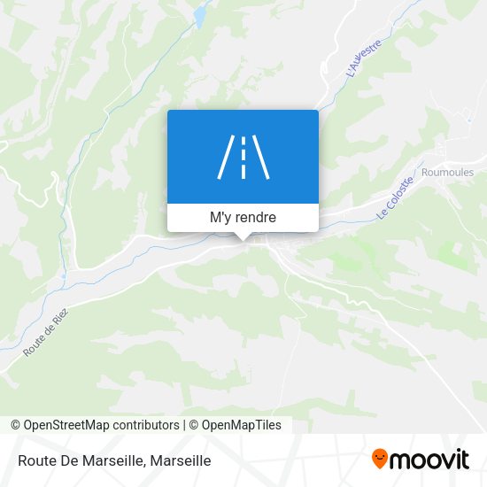 Route De Marseille plan