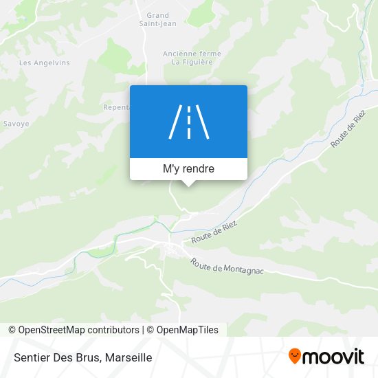 Sentier Des Brus plan