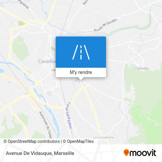 Avenue De Vidauque plan