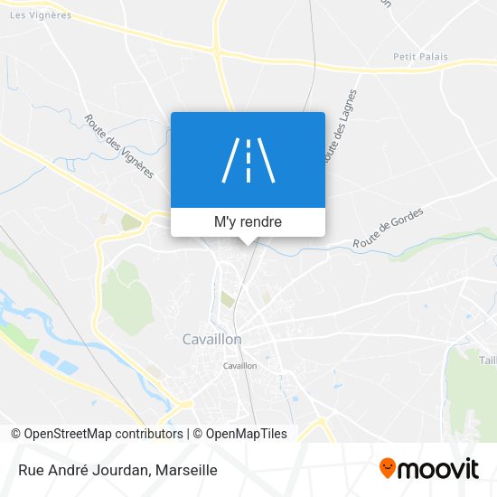 Rue André Jourdan plan