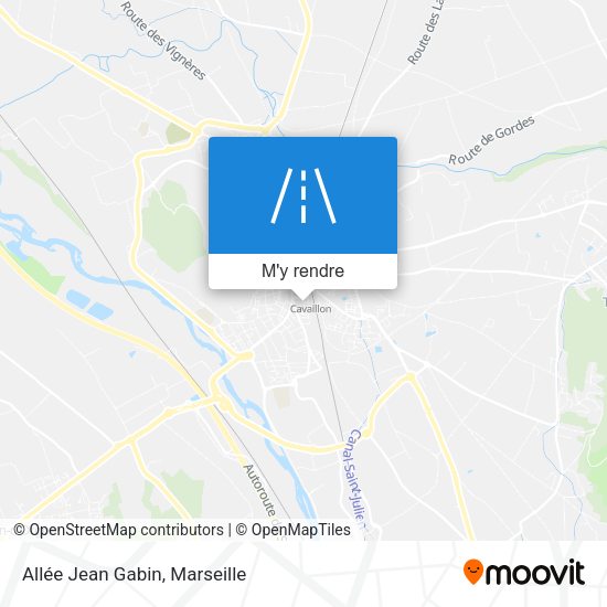 Allée Jean Gabin plan