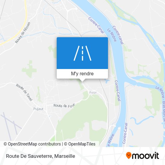 Route De Sauveterre plan