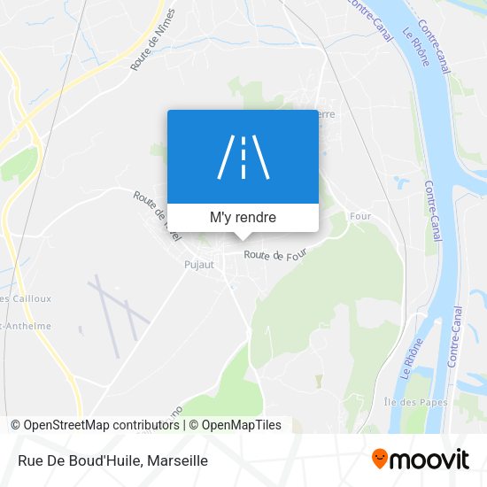 Rue De Boud'Huile plan