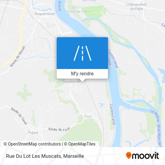 Rue Du Lot Les Muscats plan