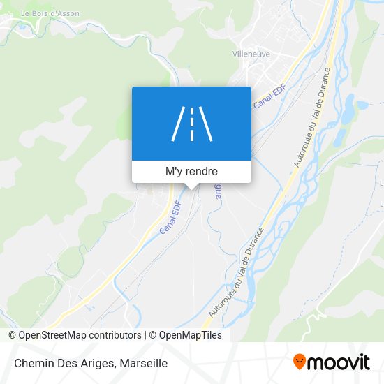 Chemin Des Ariges plan