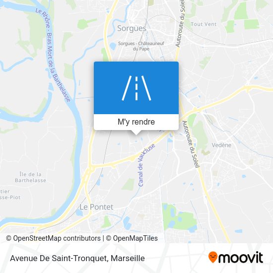 Avenue De Saint-Tronquet plan