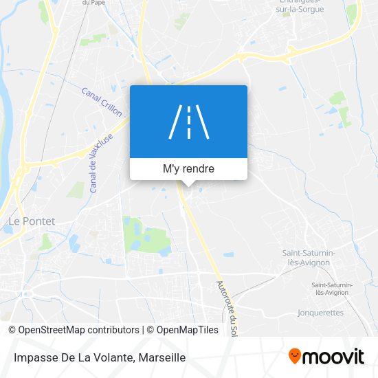 Impasse De La Volante plan