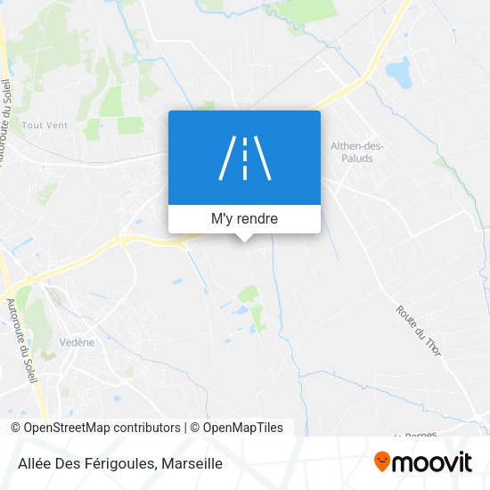 Allée Des Férigoules plan