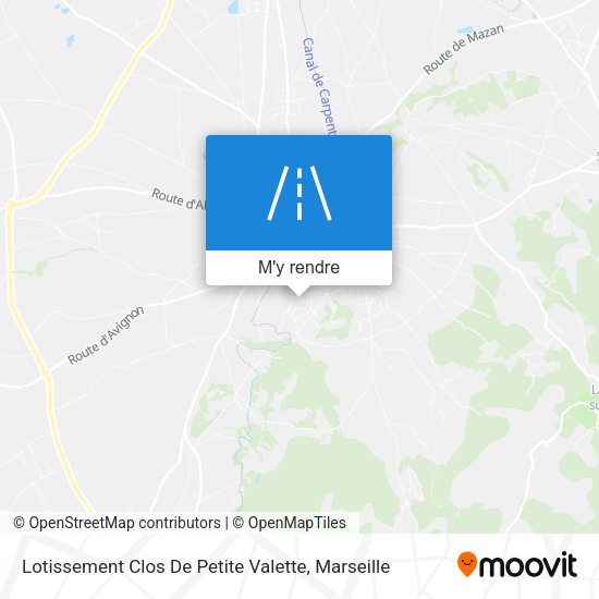 Lotissement Clos De Petite Valette plan