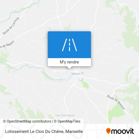 Lotissement Le Clos Du Chêne plan