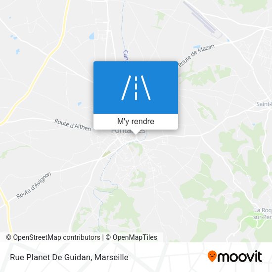 Rue Planet De Guidan plan