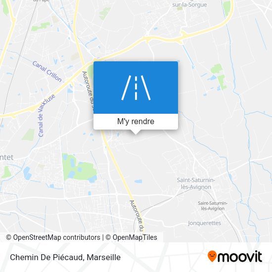 Chemin De Piécaud plan
