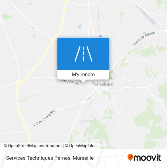 Services Techniques Pernes plan