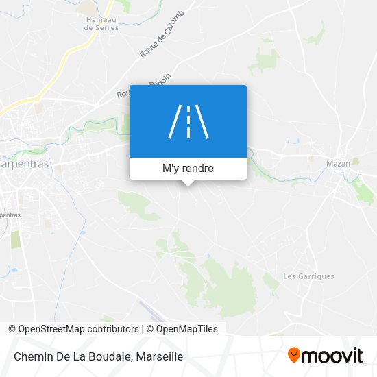 Chemin De La Boudale plan