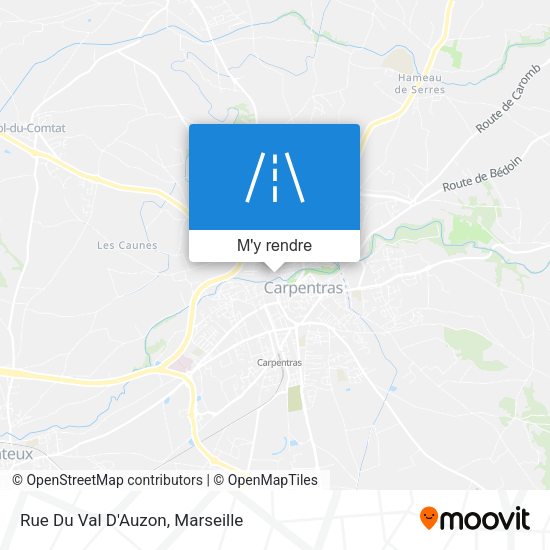 Rue Du Val D'Auzon plan