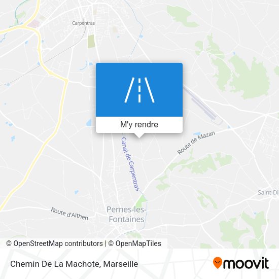 Chemin De La Machote plan