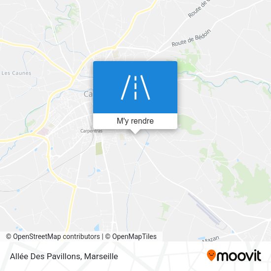 Allée Des Pavillons plan
