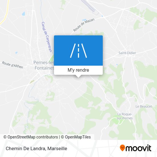 Chemin De Landra plan